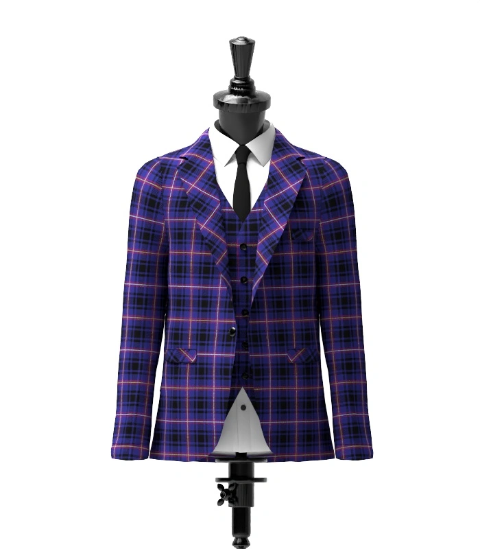 MacIver of Strome Tartan Jacket Front MacIver of Strome Tartan Jacket Front