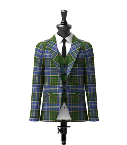 MacMillan Hunting Tartan Jacket Front