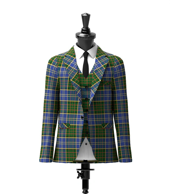 MacMillan Hunting Tartan Jacket Front MacMillan Hunting Tartan Jacket Front