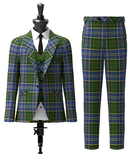 MacMillan Hunting Tartan Suit Front