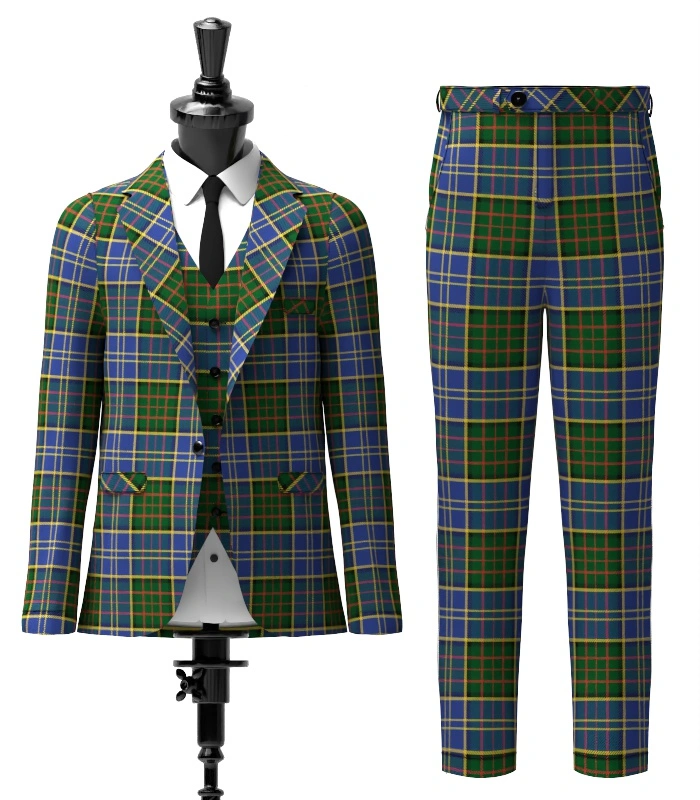 MacMillan Hunting Tartan Suit Front MacMillan Hunting Tartan Suit Front