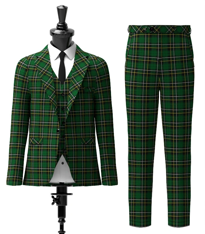 Macalpine Tartan Suit Front Macalpine Tartan Suit Front