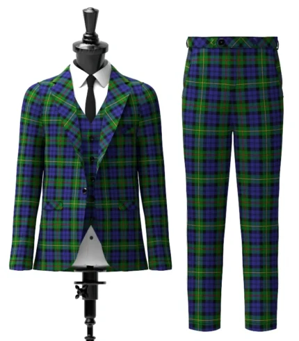 Macewan Tartan Suit Front