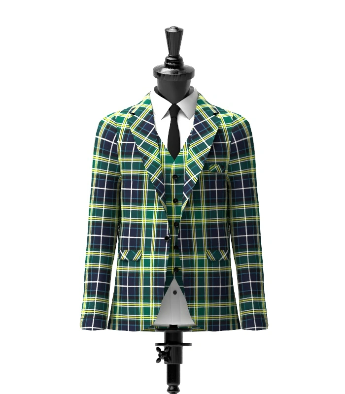 Mackellar Tartan Jacket Front Mackellar Tartan Jacket Front