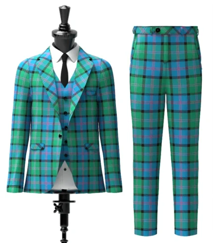 Macthomas Tartan Suit Front