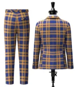 McCann Tartan Suit Back