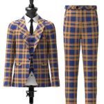 McCann Tartan Suit Front