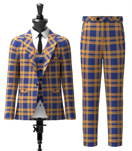 McCann Tartan Suit Front