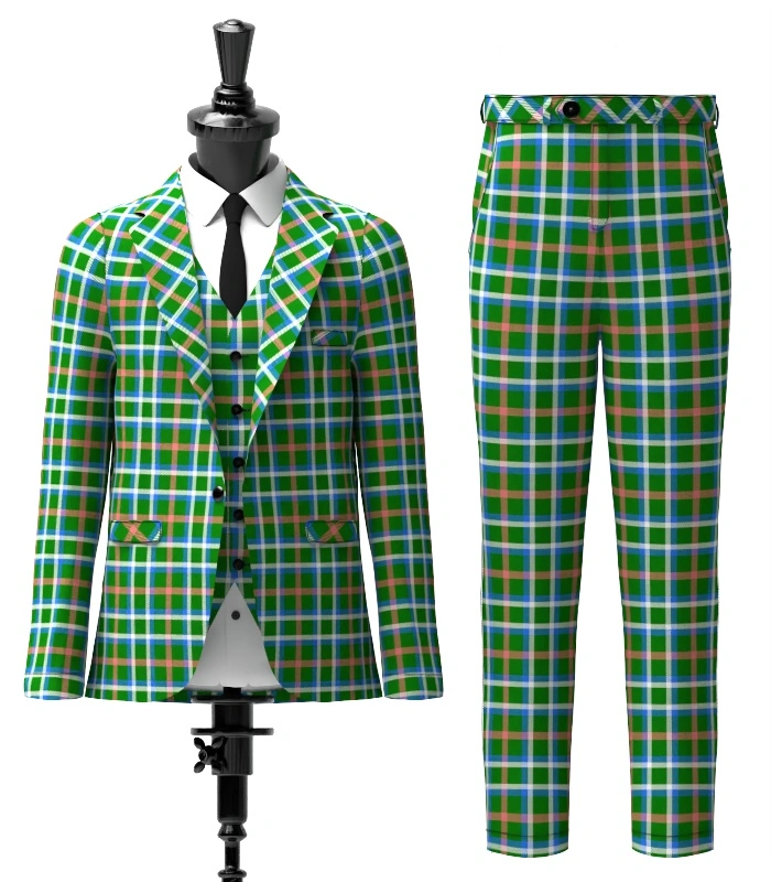 McClure Niall tartan Suit Front McClure Niall tartan Suit - Image 1