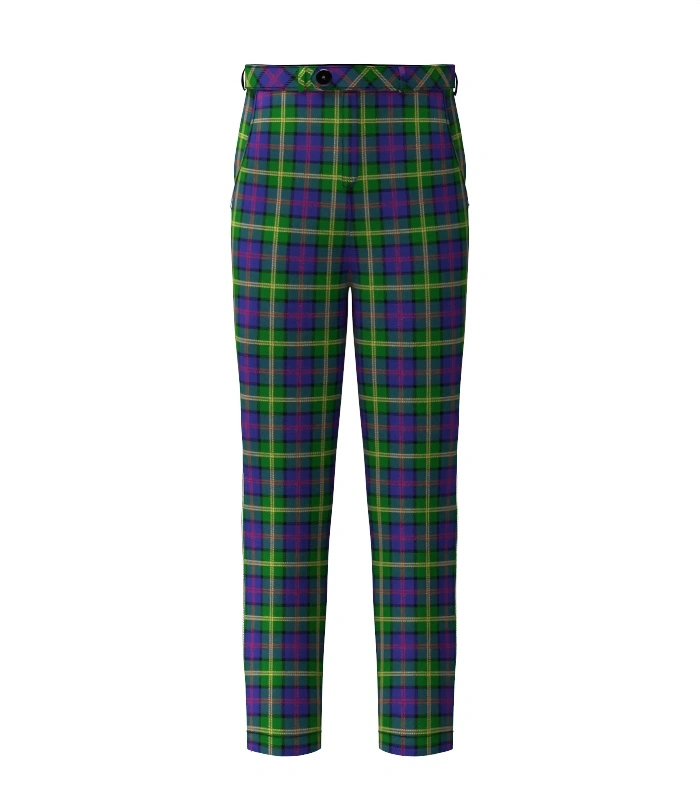 McComb Tartan Trouser Front McComb Tartan Trouser Front