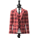 McKee, Dot Tartan Jacket Front