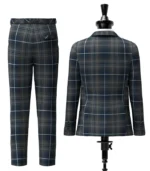 Midnight Pride Tartan Suit Back