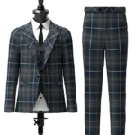 Midnight Pride Tartan Suit Front