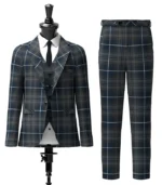 Midnight Pride Tartan Suit Front