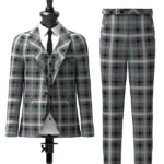 Midnight Thistle Tartan Suit Front