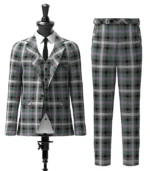 Midnight Thistle Tartan Suit Front