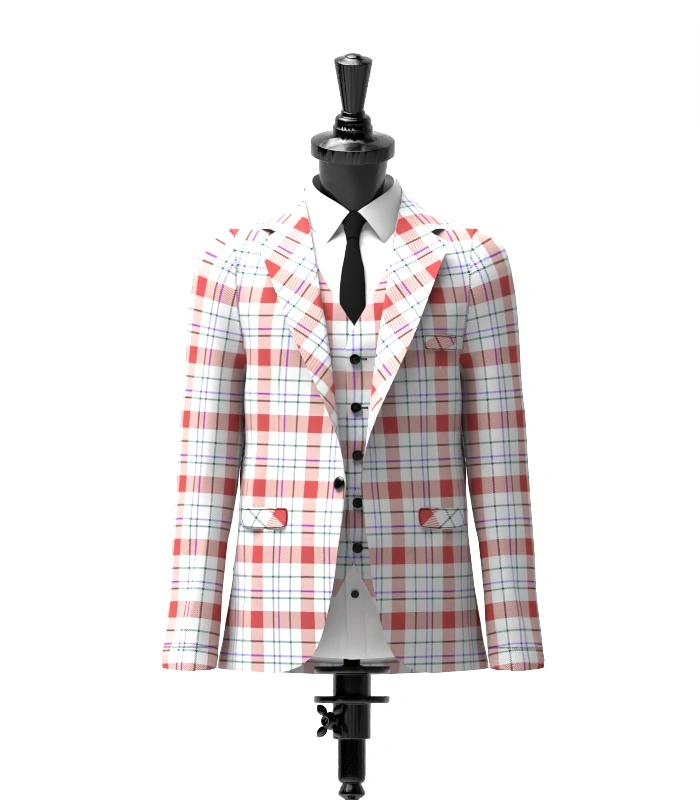 Milne Tartan Jacket Front Milne Tartan Jacket Front