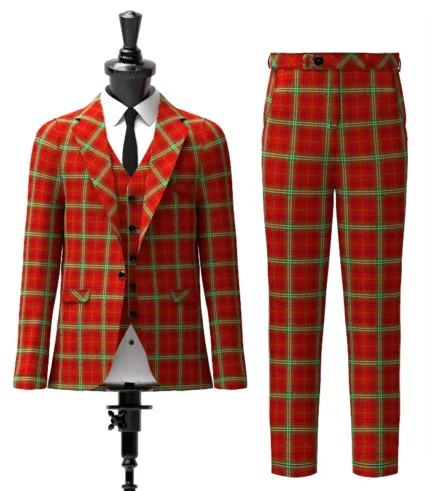 Morrison Clan tartan Suit Front