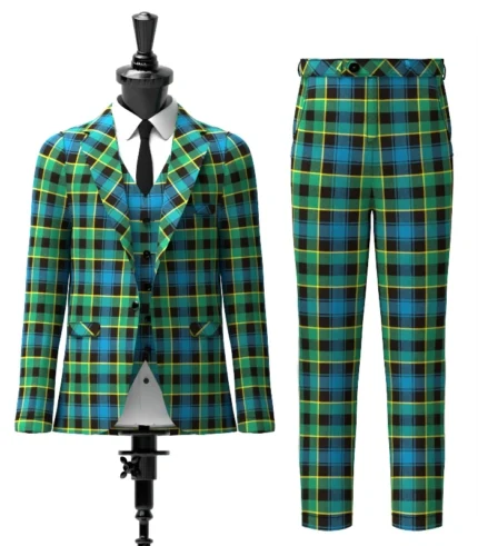 Mowat tartan Suit Front