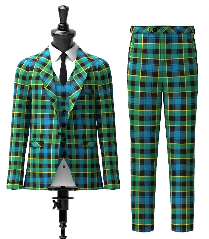 Mowat tartan Suit Front Mowat tartan Suit Front
