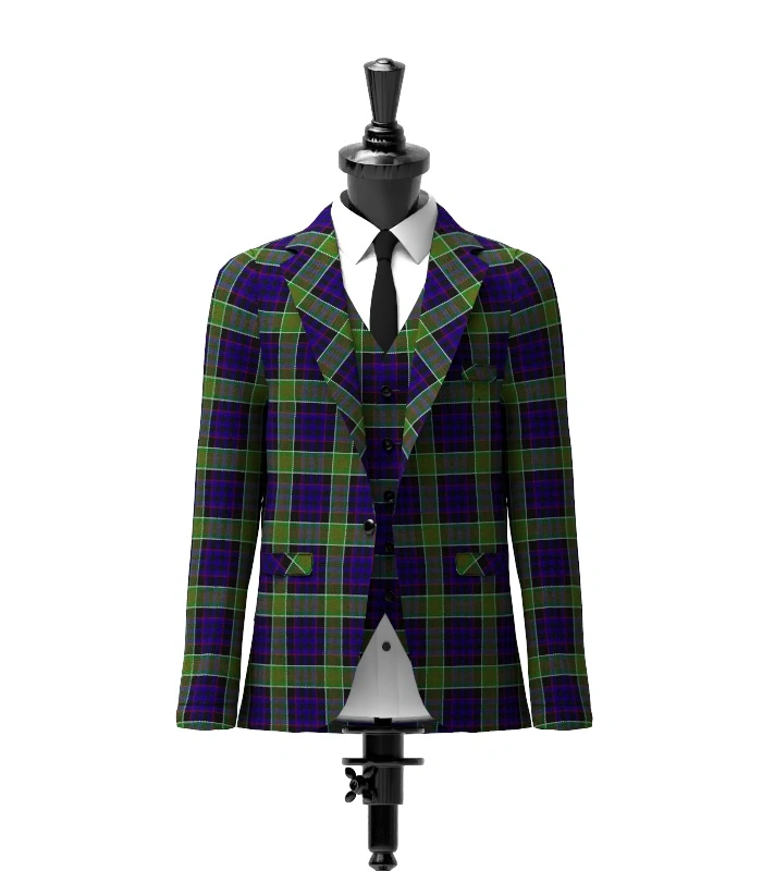 Newman Tartan Jacket Front Newman Tartan Jacket Front
