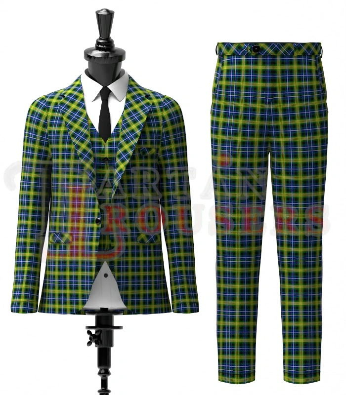 O'Doherty Tartan Suit Front O'Doherty Tartan Suit Front