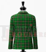 O'Donoghue Tartan Jacket Back