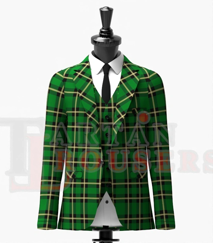 O'Donoghue Tartan Jacket Front O'Donoghue Tartan Jacket Front