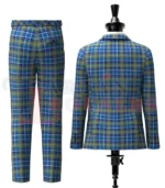 O'Sullivan Tartan Suit Back