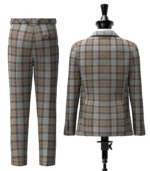 Outlander tartan Suit Back