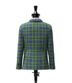 Patterson, William John Magee Tartan Jacket Back
