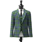 Patterson, William John Magee Tartan Jacket Front