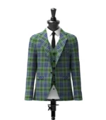 Patterson, William John Magee Tartan Jacket Front