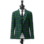 Peebles Beltane Centenary Tartan Jacket Front