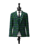 Peebles Beltane Centenary Tartan Jacket Front