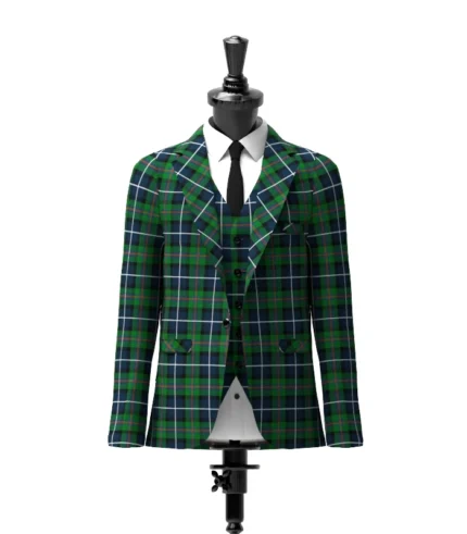 Peebles Beltane Centenary Tartan Jacket Front