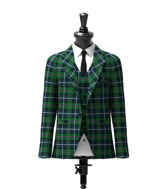 Peebles Beltane Centenary Tartan Jacket Front Peebles Beltane Centenary Tartan Jacket Front