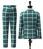 Porteous Tartan Suit Back
