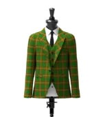 Prince David Tartan Jacket Front