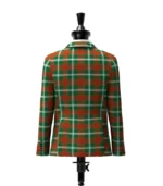 Prince of Wales Tartan Jacket Back