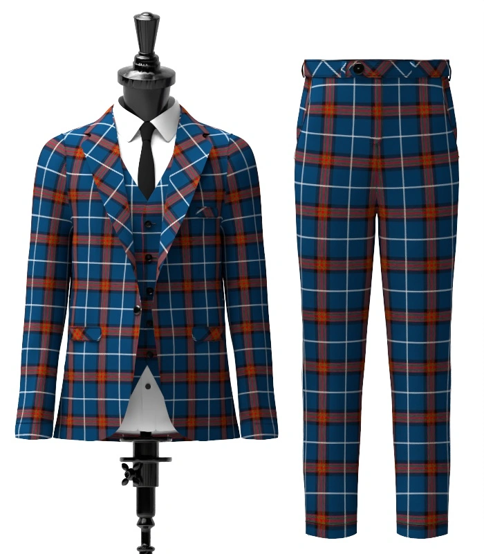 Reese Tartan Suit Front Reese Tartan Suit Front