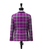 Regan Tartan Jacket Back