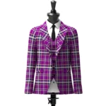 Regan Tartan Jacket Front