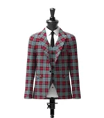 Rob Roy Tartan Jacket Front