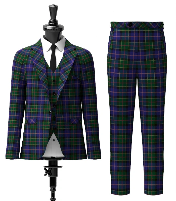 Robb Tartan Suit Front Robb Tartan Suit Front