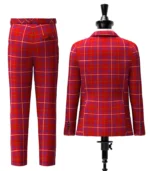 Rose Tartan Suit Back