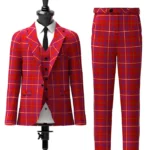 Rose Tartan Suit Front