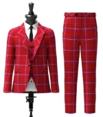 Rose Tartan Suit Front