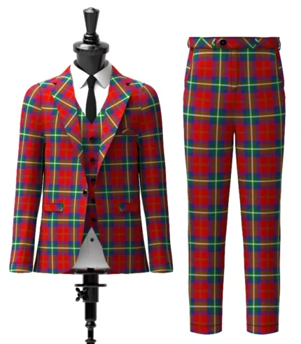 Ruthven Tartan Suit Front