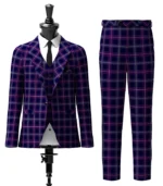 Scottish Heather Tartan Suit Front